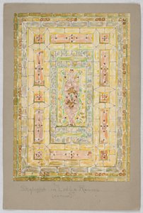 Design for Stained Glass, Late 19th Century by Unknown